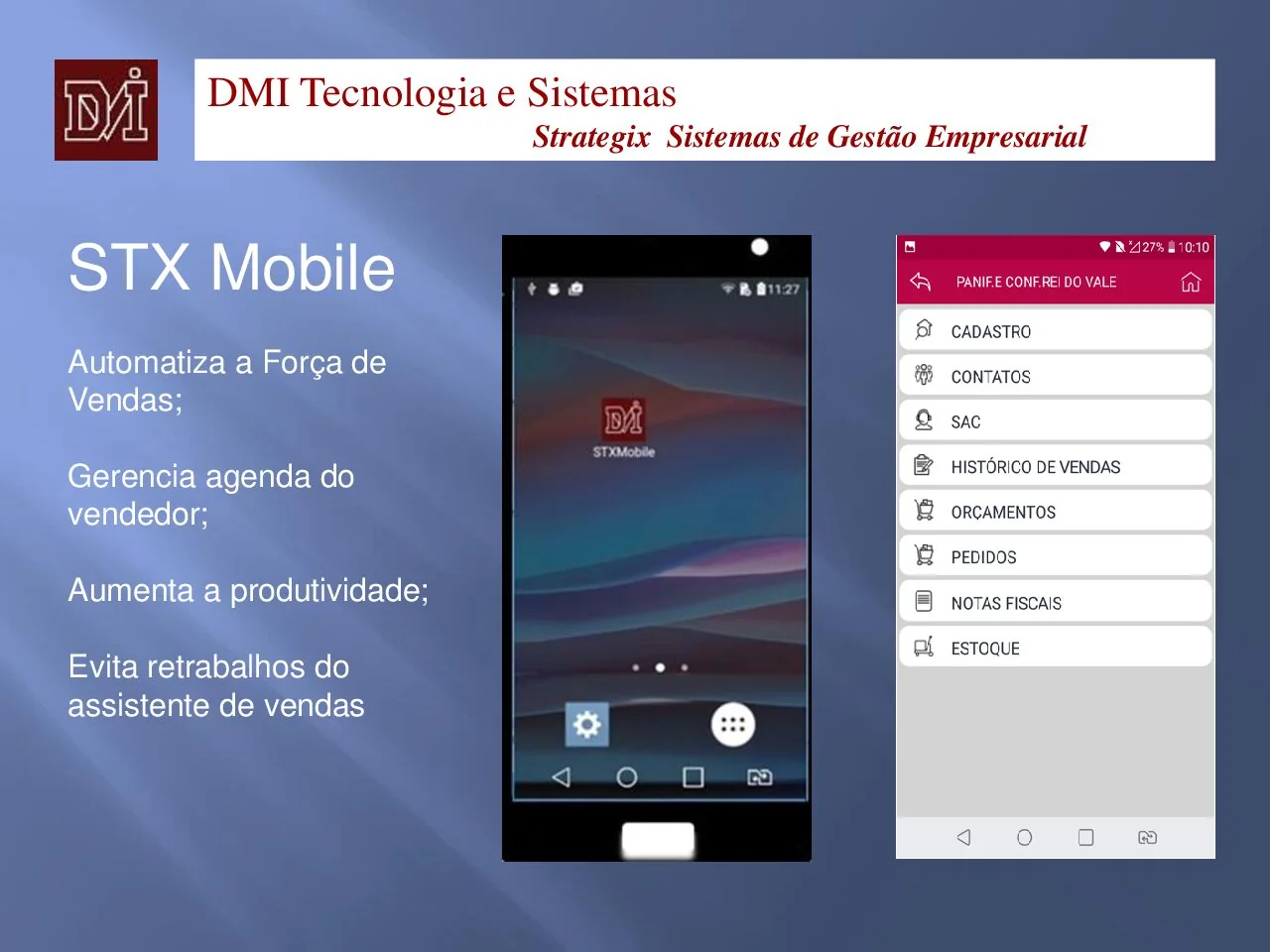 Aplicativo STX Mobile